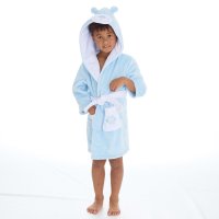 18C826: Infant Novelty Sky Teddy Hooded Dressing Gown (2-4 Years)